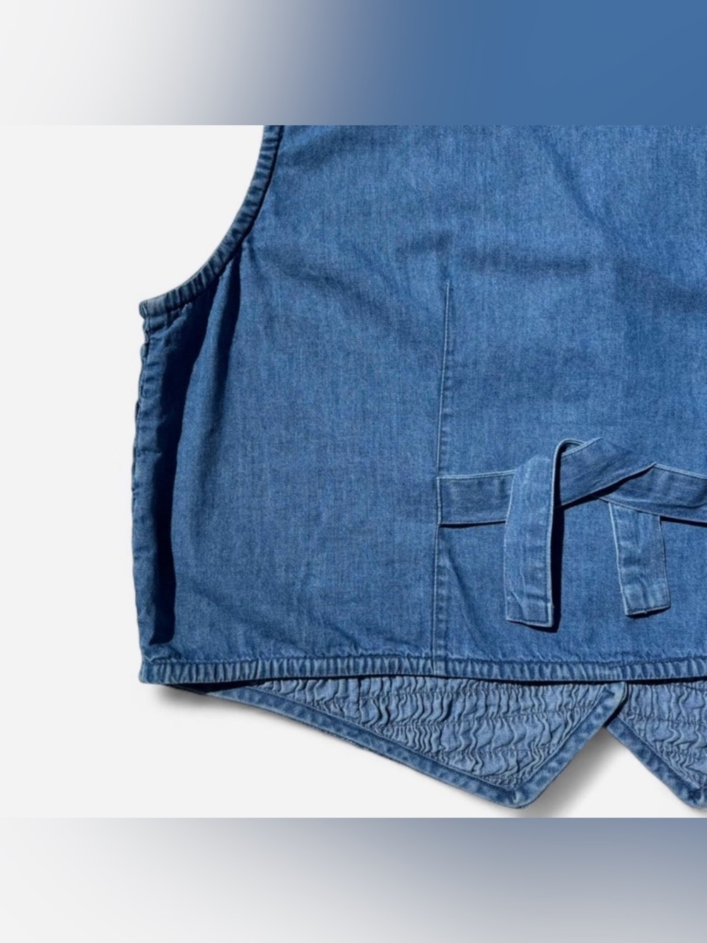 VTG 1990’s Denim Vest - Picture 7 of 7